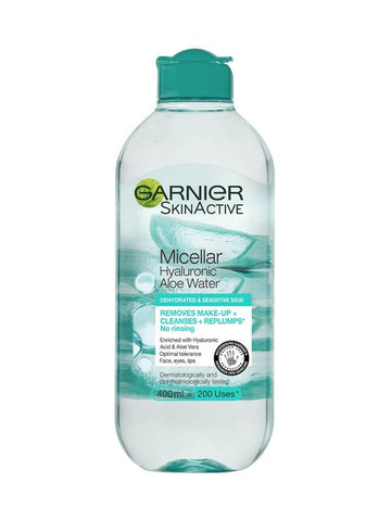 Garnier Micellar Hyaluronic Aloe Water Facial Cleanser For Dehydrated Skin 400ml in Sri Lanka
