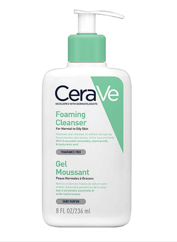 CeraVe Foaming Cleanser for Normal to Oily Skin