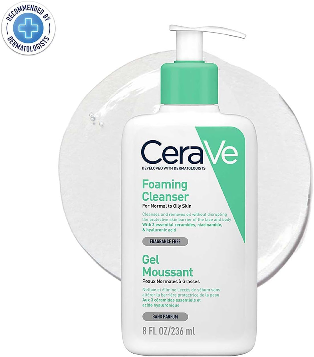 CeraVe Foaming Cleanser for Normal to Oily Skin