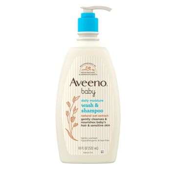 Baby Daily Moisture Wash & Shampoo 18fl oz (532ml)