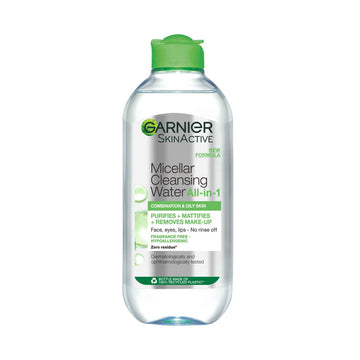 Garnier Micellar Water Facial Cleanser and Makeup Remover for Combination Skin 400ml
