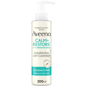 Aveeno Face Calm and Restore Nourishing Oat Cleanser 200ml In Sri Lanka