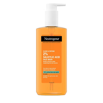 Neutrogena Clear & Defend Facial Wash with 2% Salicylic Acid 200ml in Sri Lanka