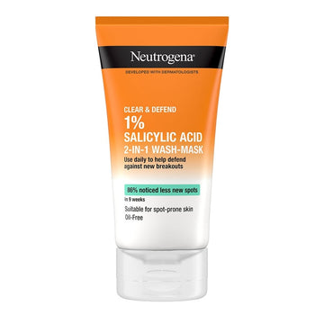 Neutrogena Clear & Defend 1% Salicylic Acid 2-IN-1 Wash-Mask 150ml in Sri Lanka
