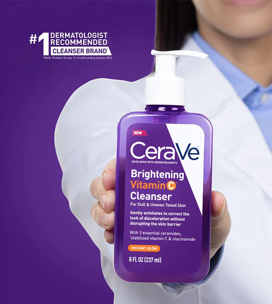 Cerave Skin Renewing Brightening Vitamin C Cleanser 236ml