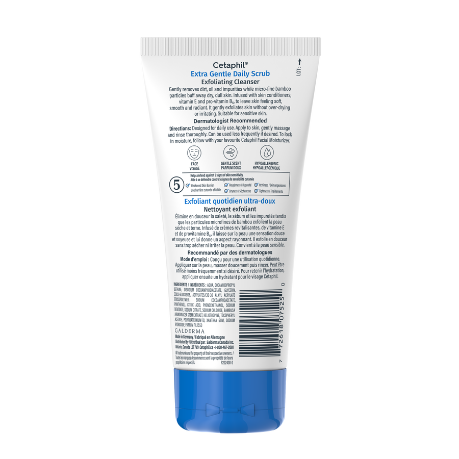 Cetaphil Extra Gentle Daily Scrub All Skin Type 178ml