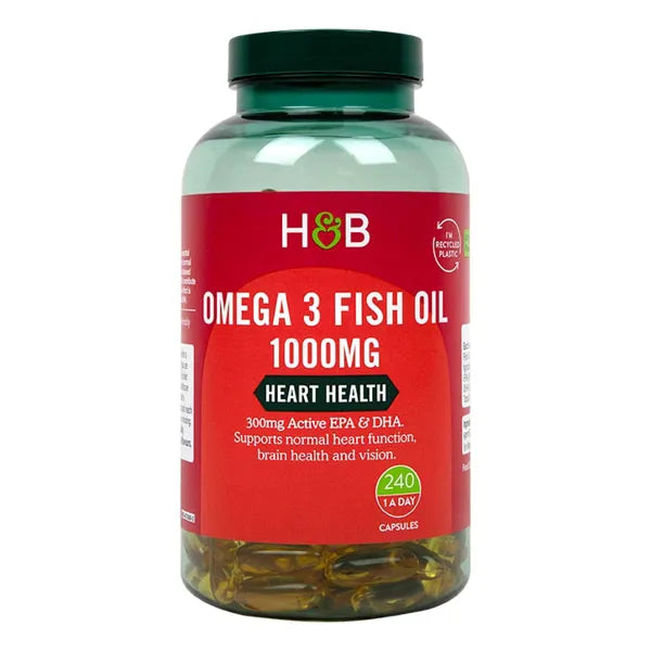 Holland & Barrett Omega 3 Fish Oil 1000mg 240 Capsules
