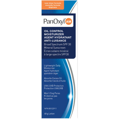 PanOxyl AM Oil Control Moisturizer SPF 30 – 48g
