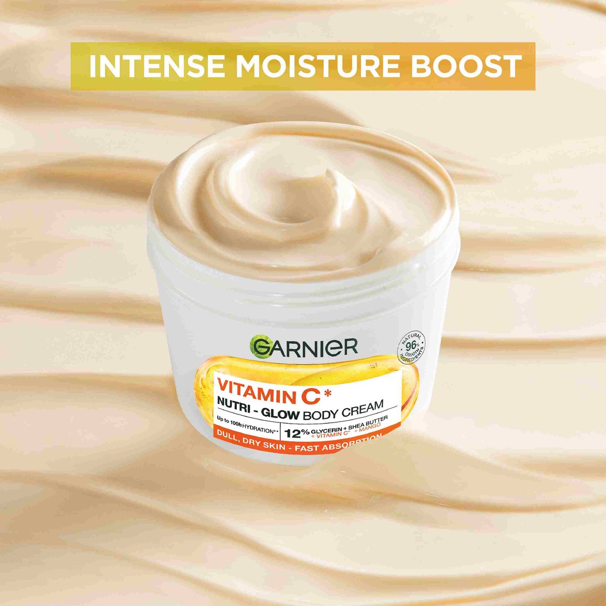 Garnier Vitamin C Nutri – Glow Body Cream 380ml