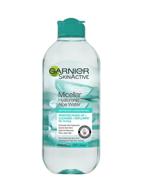 Garnier Micellar Hyaluronic Aloe Water Facial Cleanser For Dehydrated Skin 400ml in Sri Lanka