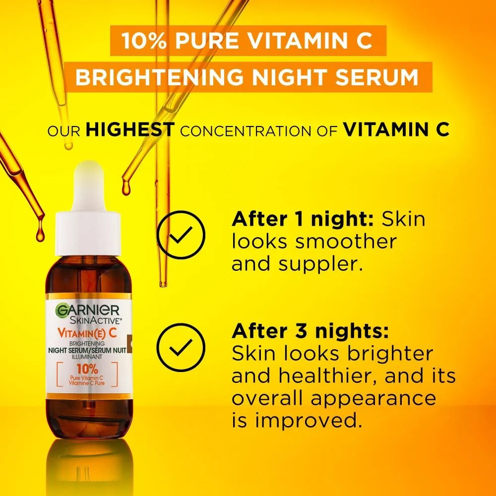 Garnier SkinActive Vitamin-C Night Serum 30ml