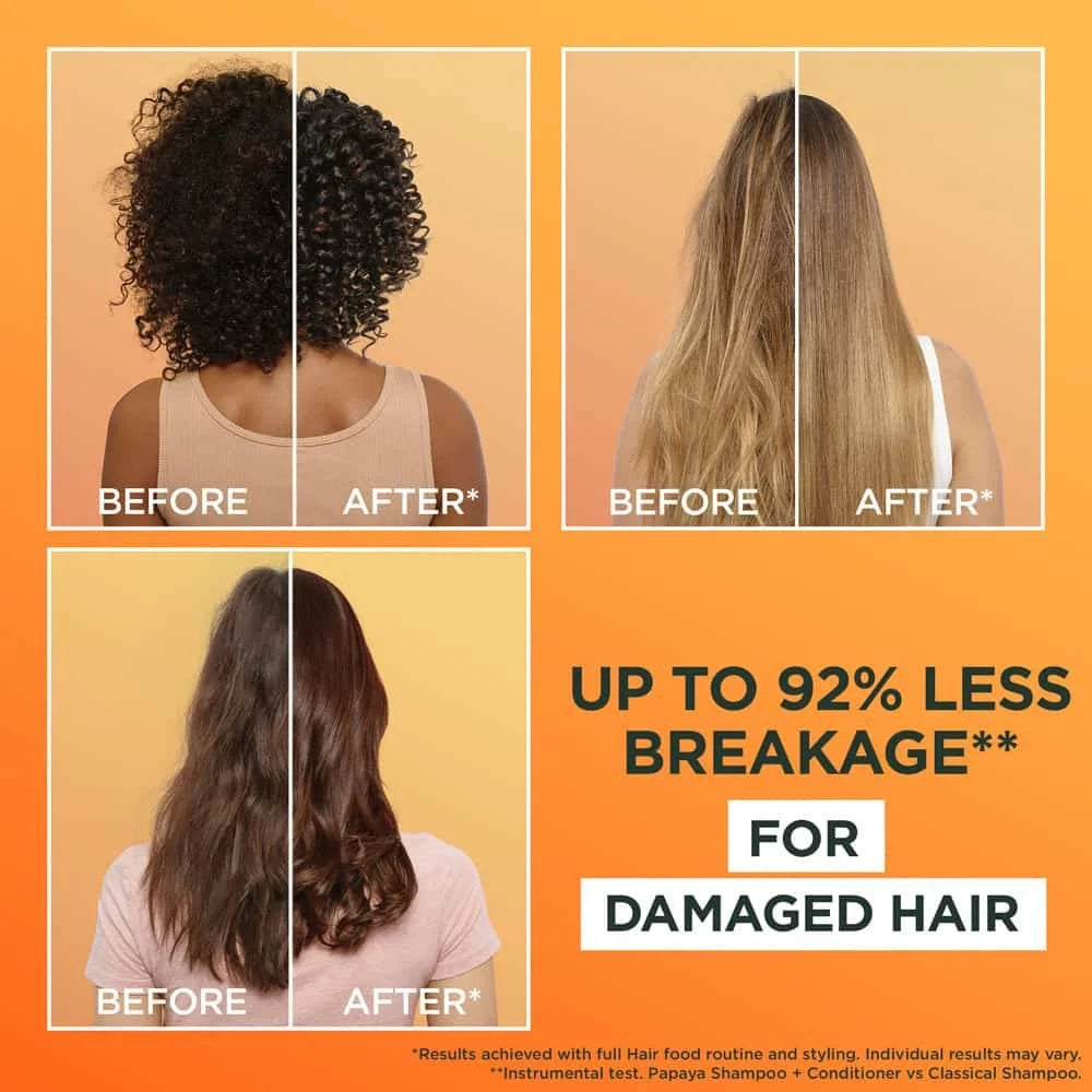 Garnier Ultimate Blends Nourishing Hair Food Papaya Shampoo for Dry Hair 350ml