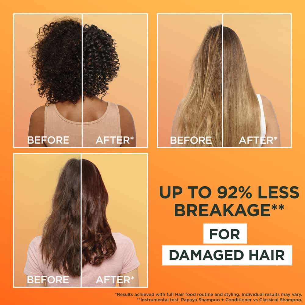 Garnier Ultimate Blends Nourishing Hair Food Papaya Conditioner For Dry Hair 350ml