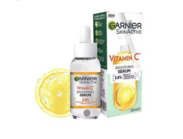 Garnier 3.5% Vitamin C, Niacinamide, Salicylic Acid, Brightening and Anti Dark Spot Serum 30ml in Sri Lanka
