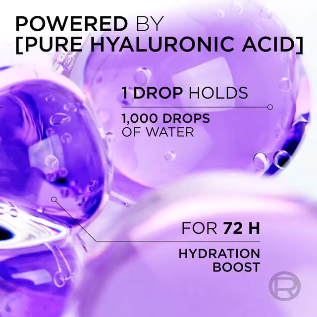 L'Oréal Paris Hair Expertise Hyaluron Plump Hydrating Shampoo, With Hyaluronic Acid for Dehydrated Hair, 375ml