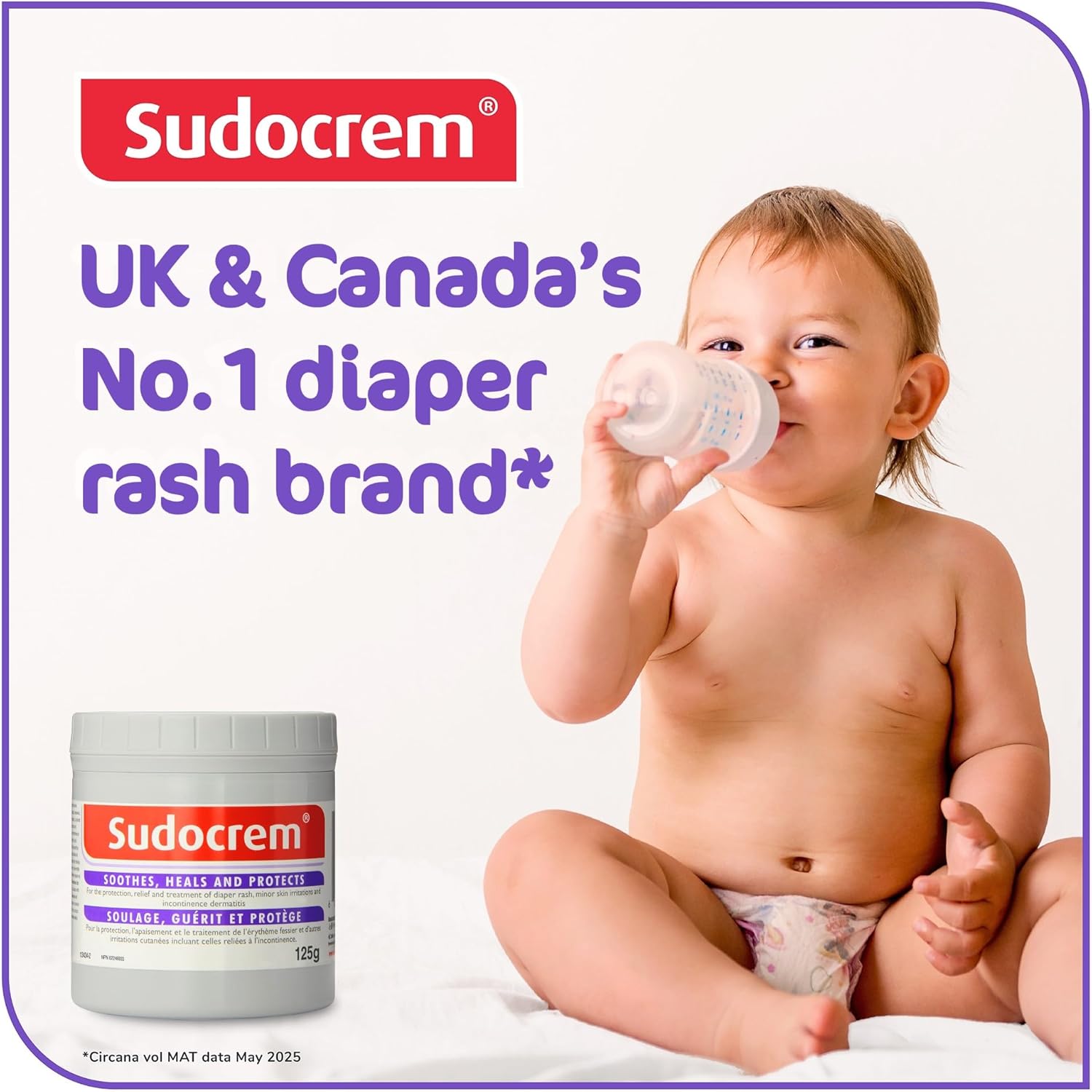 Sudocrem Soothes, Heals & Protects – 125g | Multi-Purpose Skin Cream