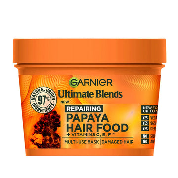 Garnier Ultimate Blends Hair Food Papaya 3-in-1 Dry Hair Mask Treatment 390ml