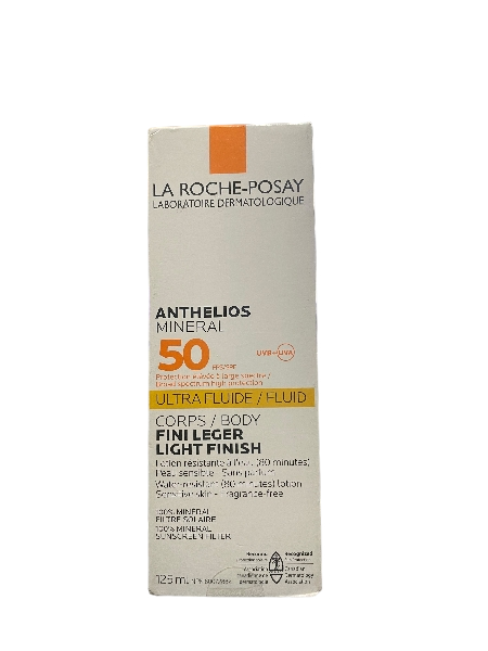 La Roche-Posay Anthelios Mineral SPF50 Light Finish Sunscreen – 125ml | Broad Spectrum Protection