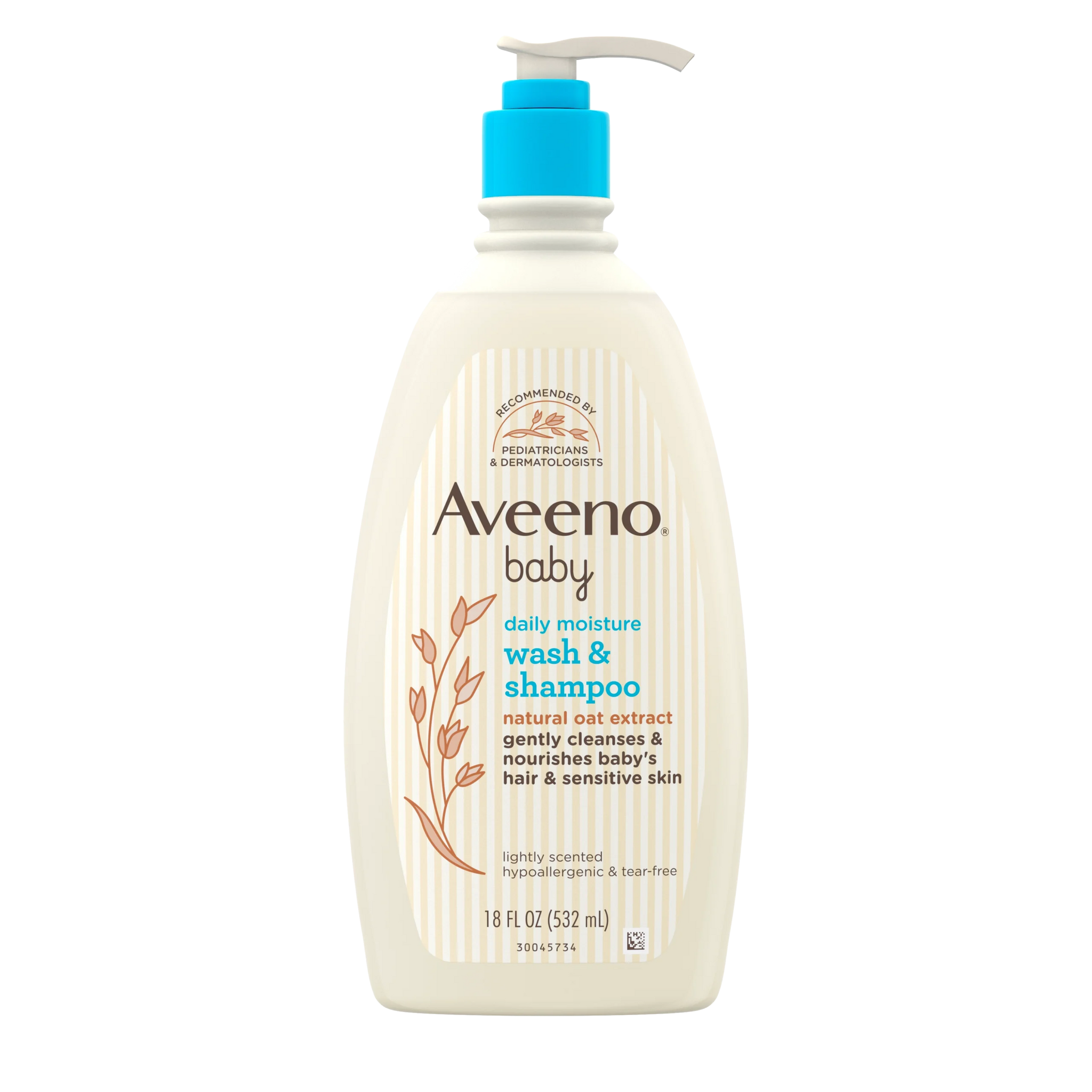 Baby Daily Moisture Wash &amp; Shampoo 18fl oz (532ml)