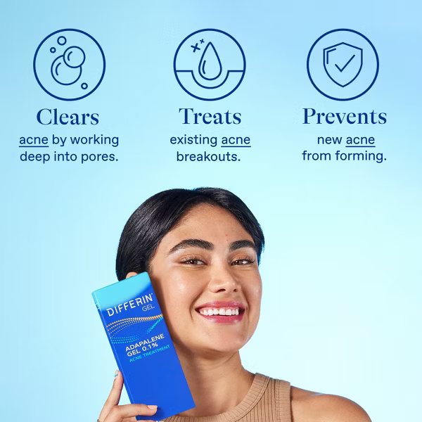 Differin 0.1% Adapalene Gel Treatment