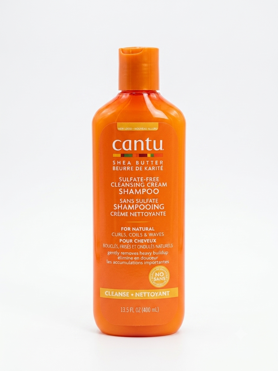 Cantu, Shea Butter, Cleansing Cream Shampoo, For Natural Curls, Coils Waves, 13.5 fl oz (400 ml)