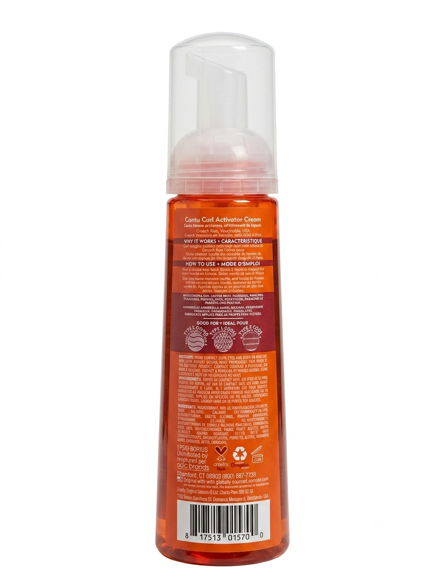 Cantu Wave Whip Curling Mousse with Shea Butter, 8.4 fl oz