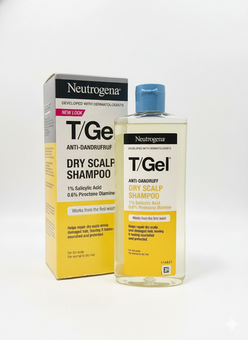 Neutrogena T/Gel Anti-Dandruff Shampoo for Dry Hair 250ml