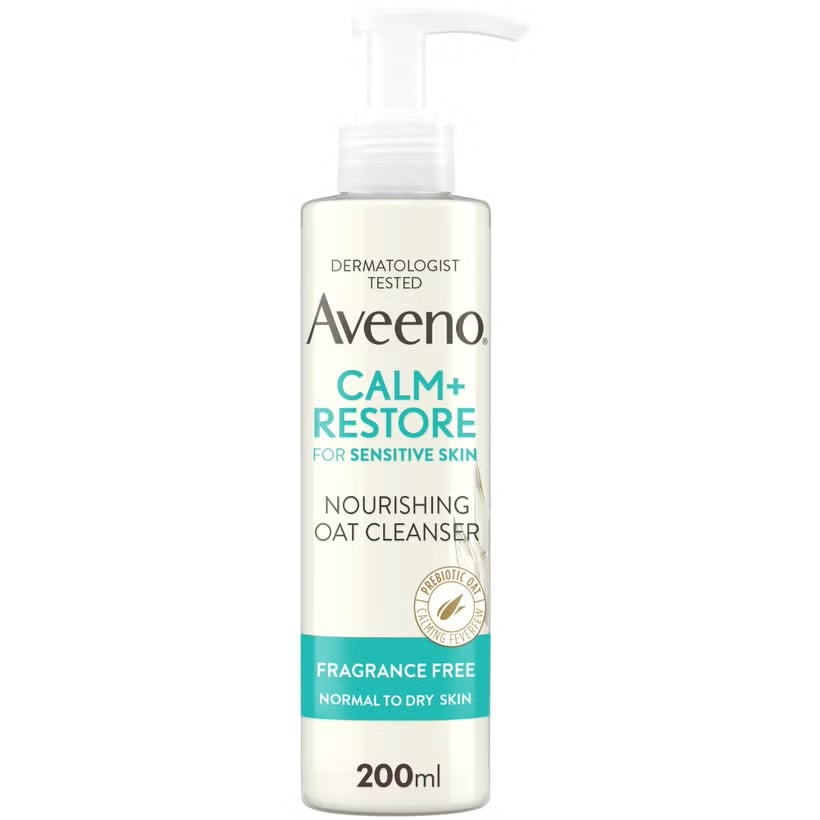 Aveeno Face Calm and Restore Nourishing Oat Cleanser 200ml In Sri Lanka