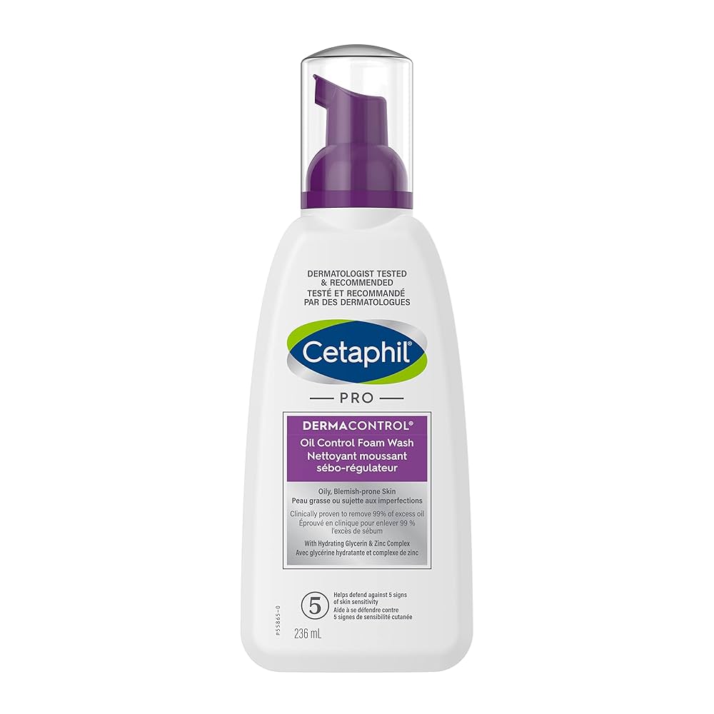 Cetaphil Derma Control Oil Control Foam Wash 236ml