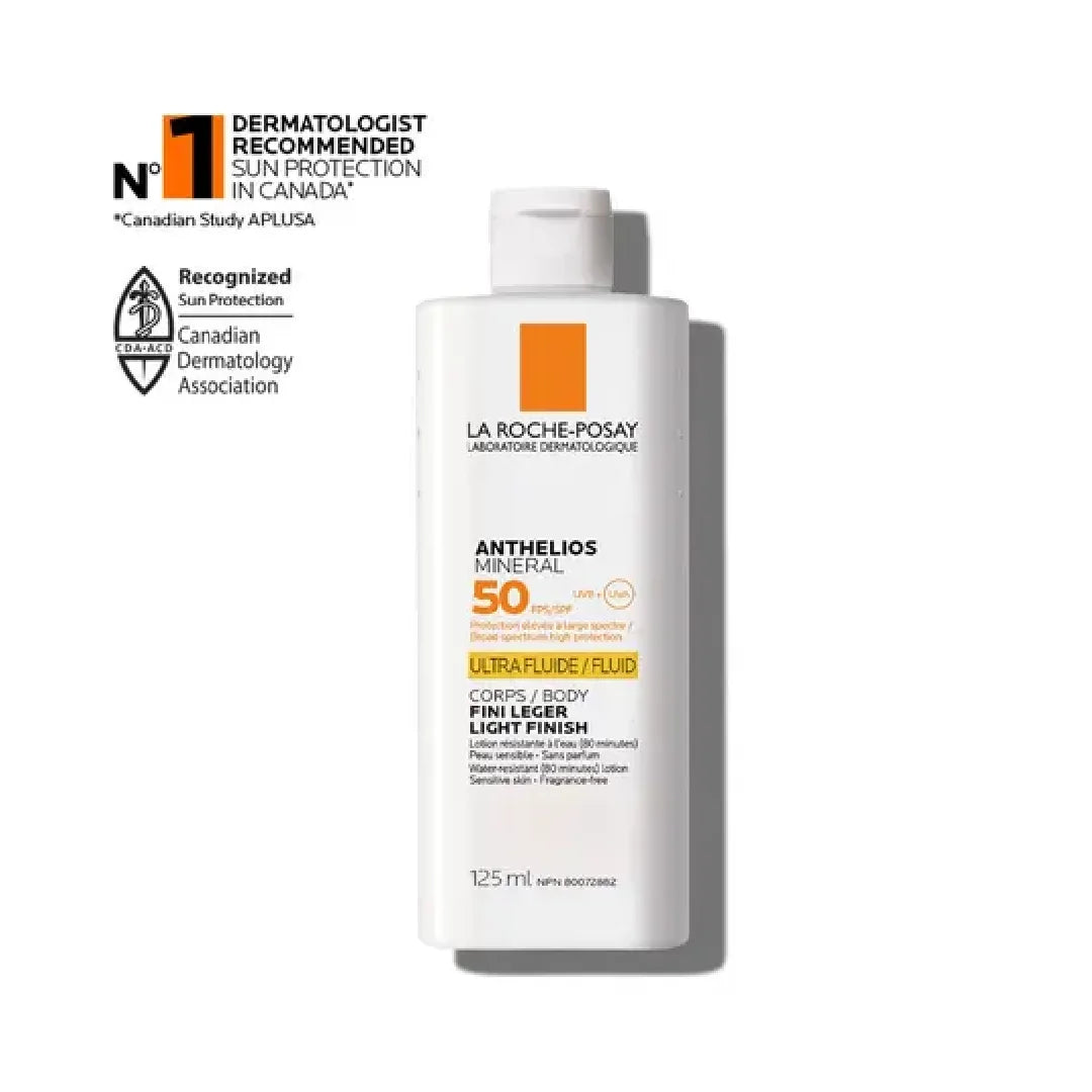 La Roche-Posay Anthelios Mineral SPF50 Light Finish Sunscreen – 125ml | Broad Spectrum Protection
