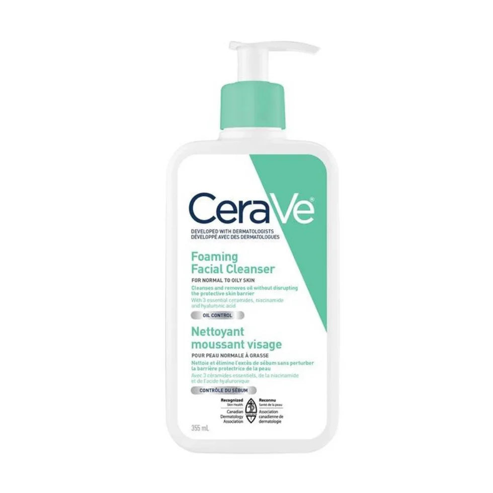 CeraVe Foaming Cleanser for Normal to Oily Skin