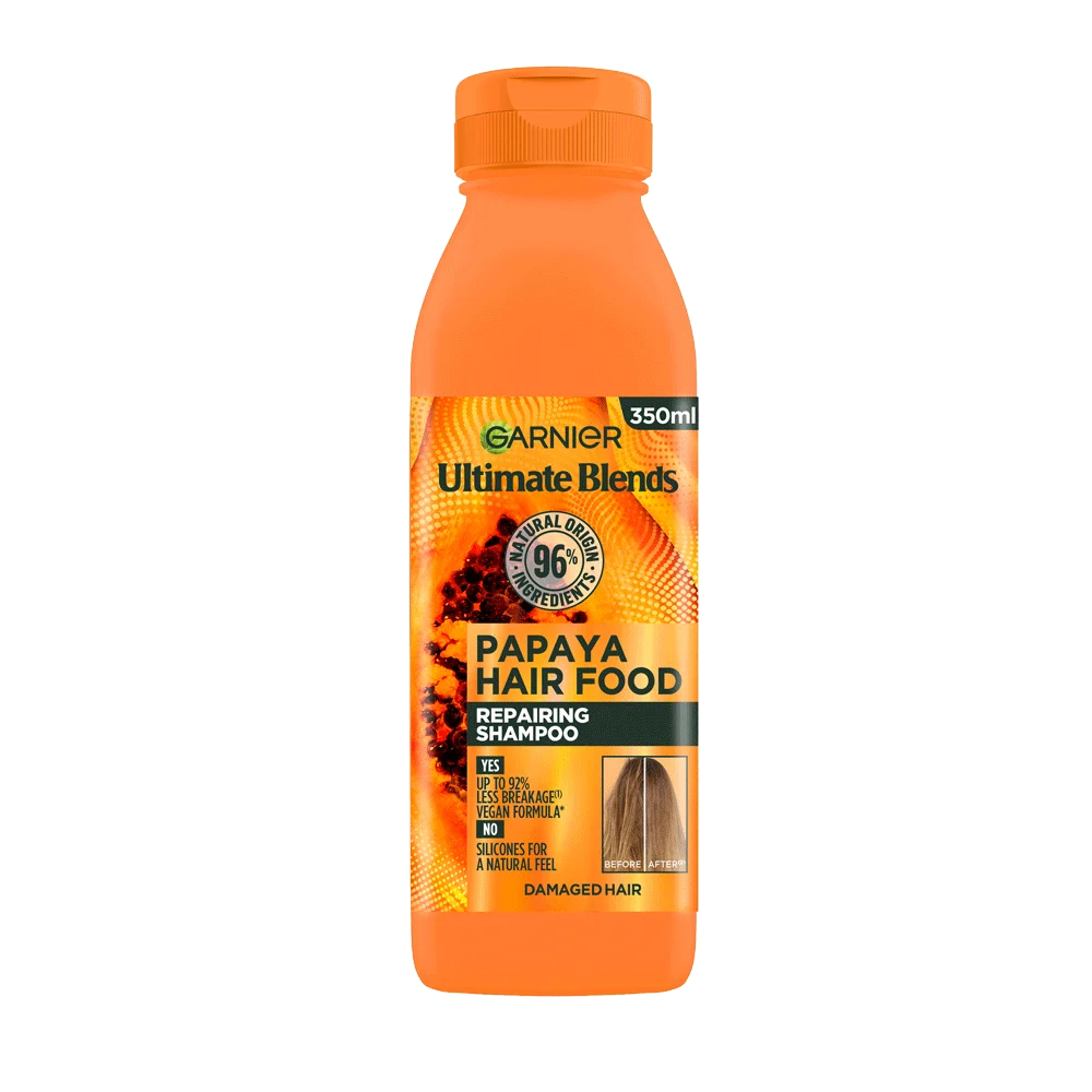 Garnier Ultimate Blends Nourishing Hair Food Papaya Shampoo for Dry Hair 350ml