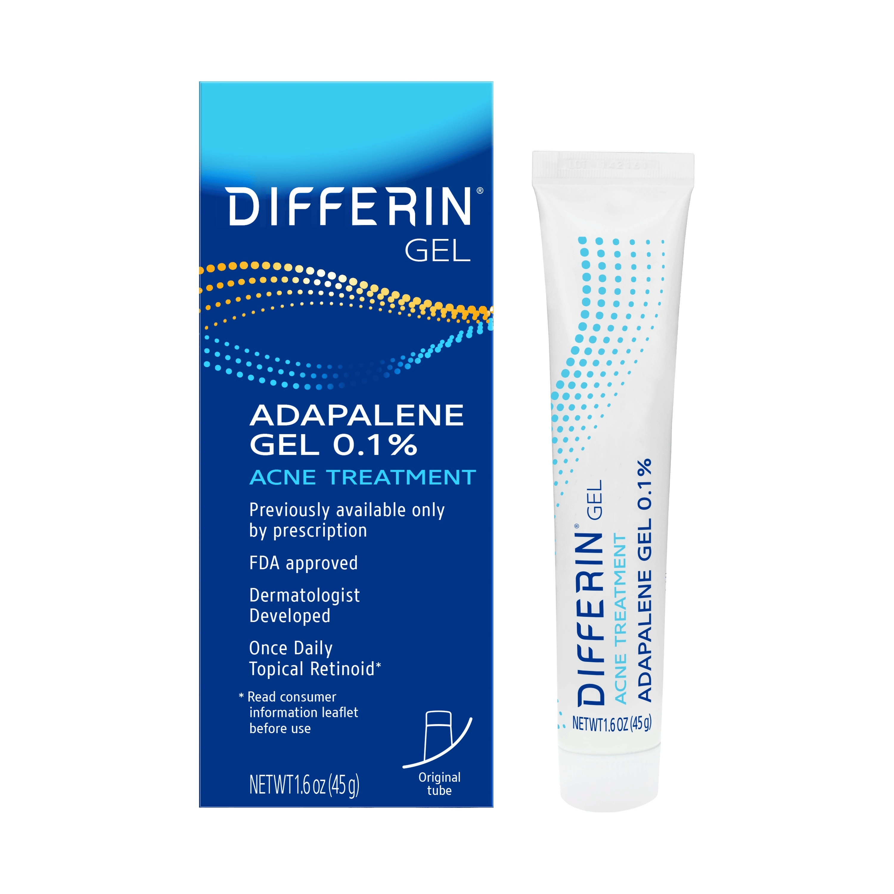 Differin 0.1% Adapalene Gel Treatment