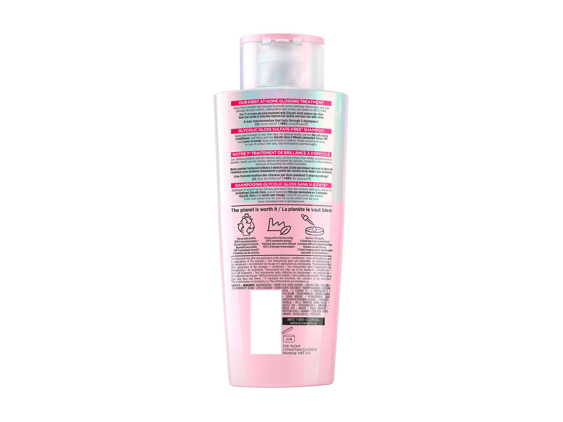 L'Oreal Paris Hair Expertise Glycolic Gloss Shampoo - 200ml