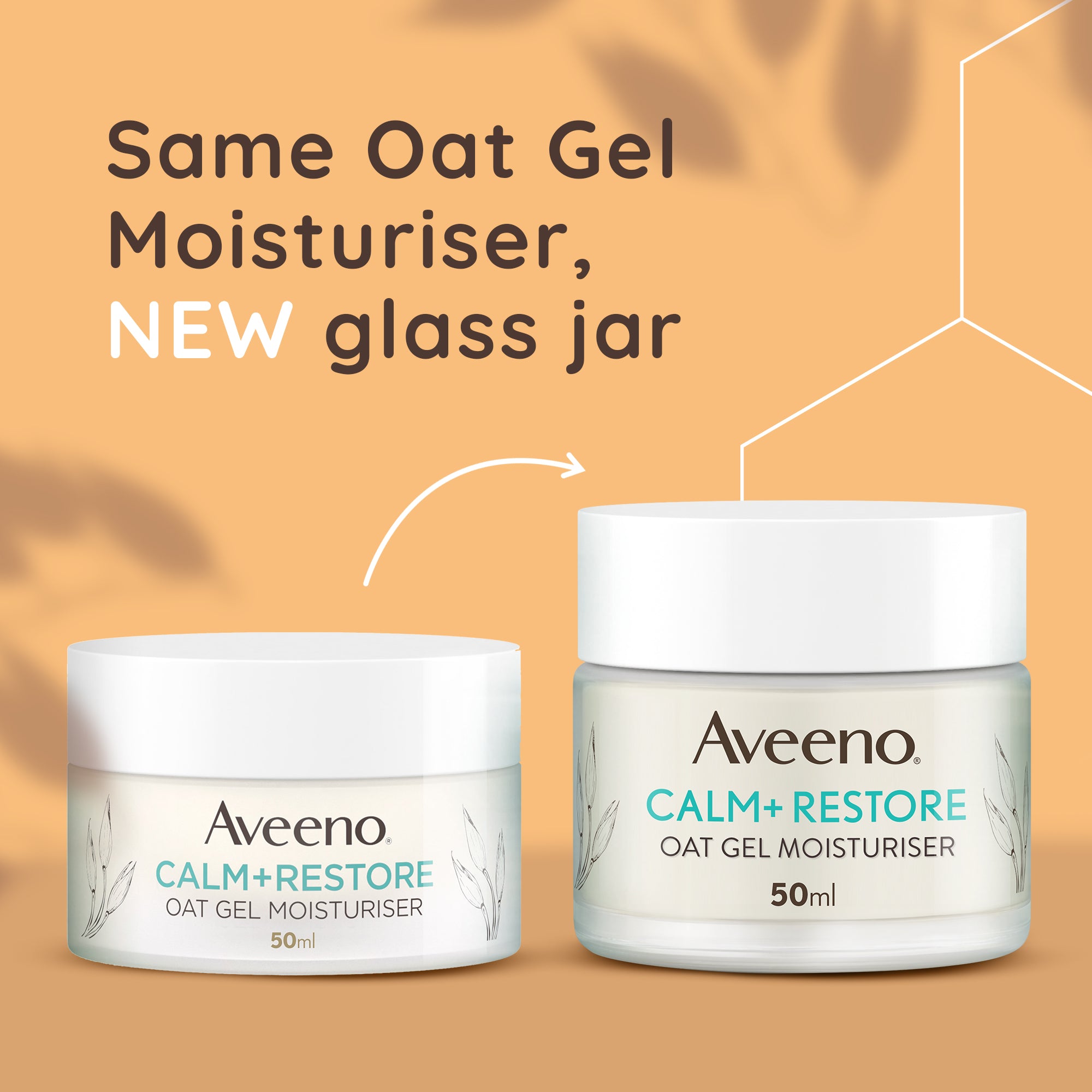 Aveeno Face Calm And Restore Oat Gel Moisturiser 50ml