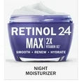 Olay Retinol 24 MAX Face Moisturizer Anti-Aging Night Face Cream for Wrinkles and Uneven Skin Tone with Retinol2, 48 g
