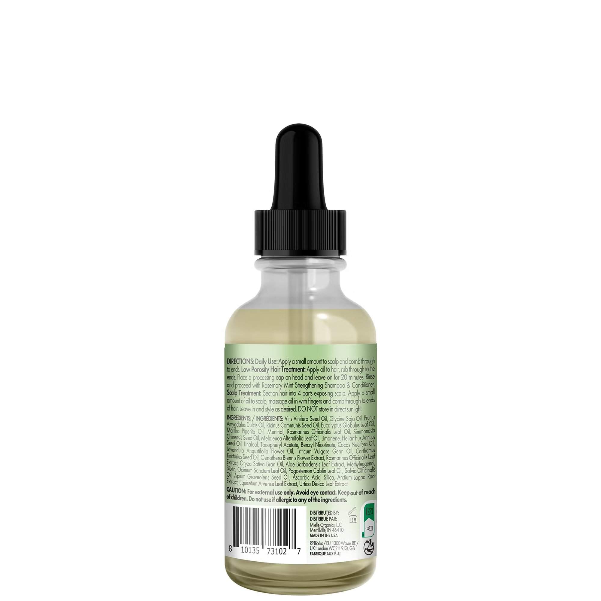 Mielle Organics Rosemary Mint Light Scalp & Hair Strengthening Oil 59ml