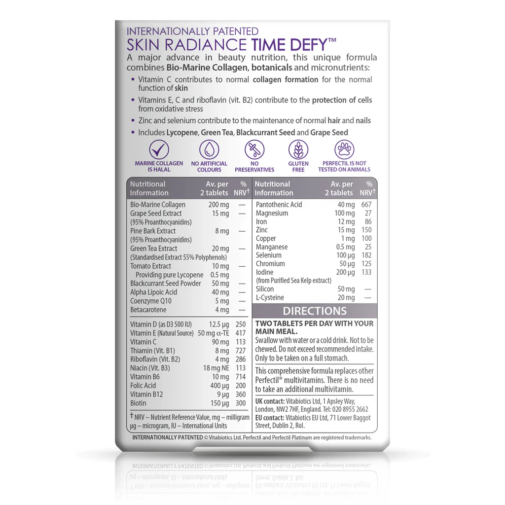 Perfectil Platinum Radiance 30 Tablets