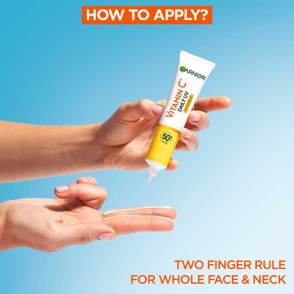 Garnier Vitamin C Daily UV Brightening Fluid Invisible SPF 50+ 40ml in Sri Lanka