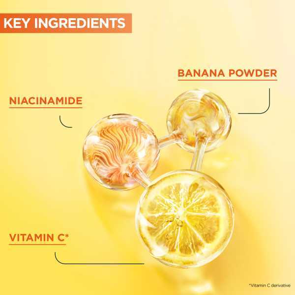 Garnier Brightening 4% Vitamin C, Niacinamide, Caffeine and Banana Powder Eye Cream 15ml in Sri Lanka